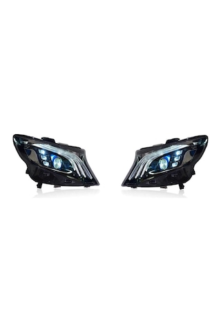 Autogp Mercedes Vito W447 Ön Far Lambası Seti Ledli Maybach Görünüm Cmbzw447mlf