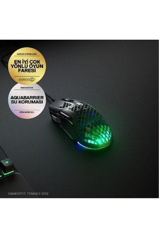 SteelSeries Aerox 5 Kablolu RGB Oyuncu Mouse