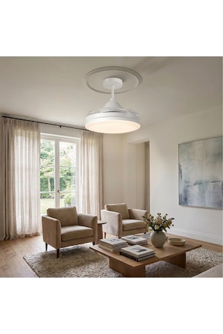 Eco Lounge Cata Ct 1156 Dolunay 72w Fanlı Kumandalı Led Ampul 3 Renk