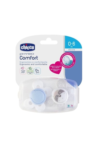 Chicco Physio Comfort Silikon Emzik 0-6 Ay 2'li Erkek 7493121 Çok Renkli