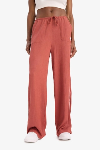 DeFactoFit NBA New York Knicks Wide Leg Cepli Geniş Paça Standart Boy Krinkıl İnce Sporcu Pantolon D8805AX25SPBR480