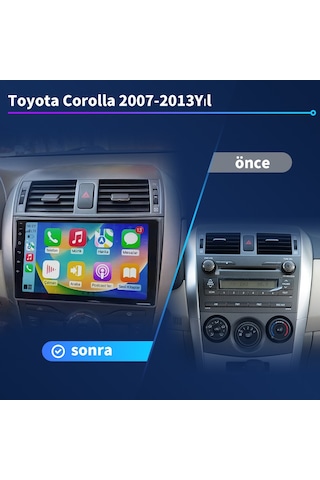 Toyota Corolla 2007-2013 Yıl 2gb Ram 32gb Rom Android Multimedya