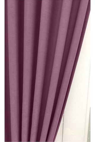 Evdepo Home Deniz Soft Pileli Fon Perde Koyu Lila