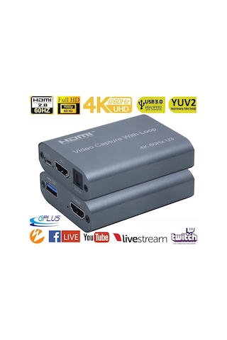 Hdmı 2.0 Video Capture 4K 60 Hz 1080P 60 Fps Elgato Stil Capture