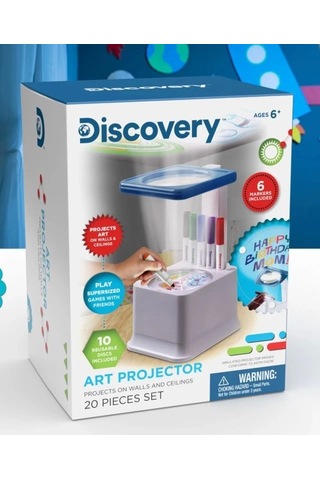 Discovery Kids - Eğlenceli Sanat Projeksiyonu Ve Boyama Seti White