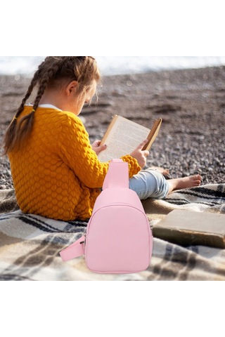 Suntek Çocuklar Için Çapraz Askılı Çanta Sevimli Hediye Pembe