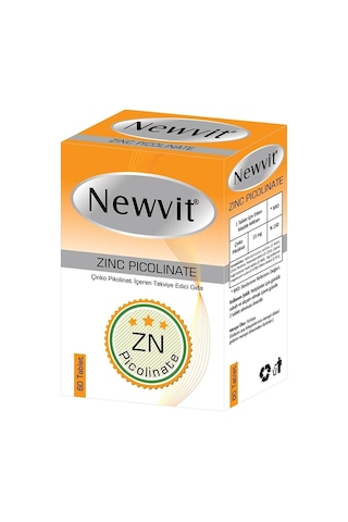 Newvit Çinko Pikolinat 60 Tablet