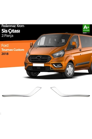 S-Dizayn  Ford Tourneo Custom Krom Sis Çıtası 2 Prç 2018 Üzeri