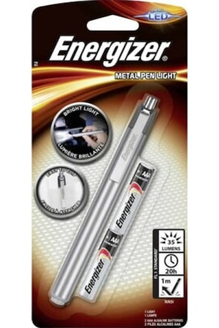 Energizer Metal Penlight 35 Lümen 2 Adet Aaa Alkalin Pil Dahil