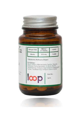 Byopecia Biotin Saç Dökülmesi ve Tırnaklar İçin Tablet 60 x 2.5 MG