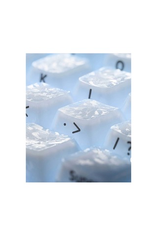 Leaven 128 Tuş Pbt Keycap Seti - Karbon Fiber Şeffaf Cherry Mx Uyumlu Rgb Klavye Tuşları - Mavi