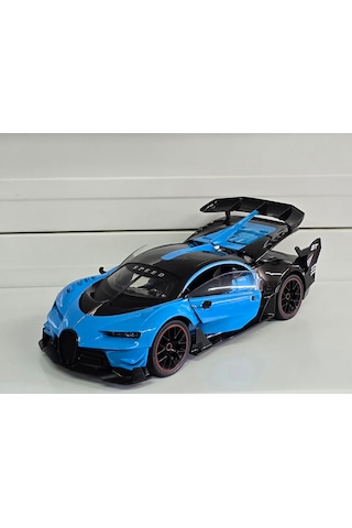 Oyuncak Kumandalı Kapılarını Açan Bugatti Araba Şarjlı Işıklı