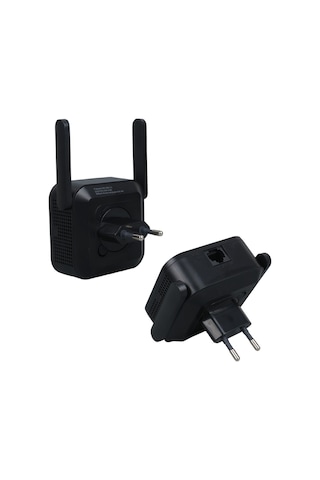 300 Mbps, 2.4 Ghz, 2 Anten Wifi Router Repeater Access Point, Priz Tipi, Powermaster,