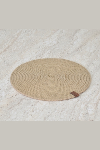 Vilinze Hasır Jüt İp Supla / Amerikan Servis - 32 Cm 2 Adet