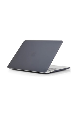 Apple Uyumlu MacBook Pro 2020 M1 A2338 13" Hardcase Koruyucu Kılıf Kapak Siyah