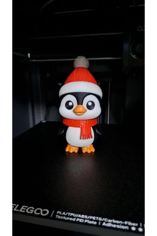 Noel Temalı Penguen Biblo 13cm