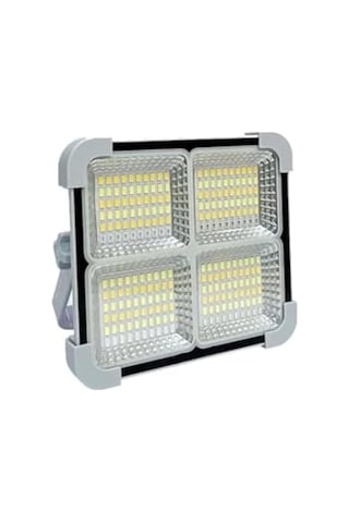 Seyyar Solar Led Projektör Gri Renk Cata 200w Güneş Enerjili Portatif Led Işık Taşınabilir Sokak Aydınlatması Ip66 Açık Lacivert