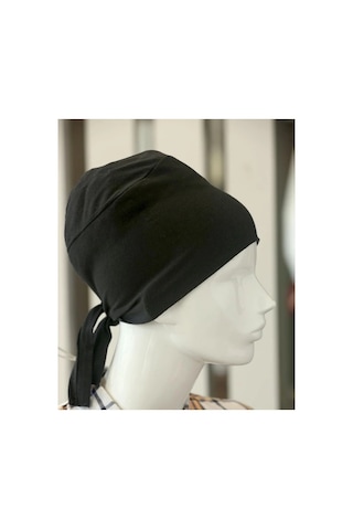 Ulupazarlama Bağlamalı Tesettür Bone - Bağlamalı Bandana 5 Adet Siyah