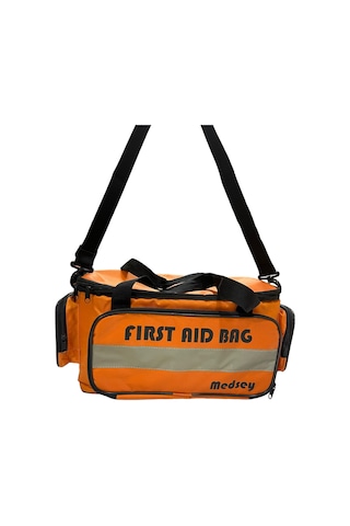 Medsey Standart İlk Yardım Travma Çantası Turuncu