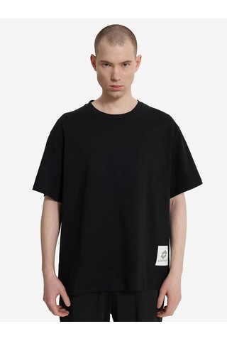 Lotto Uno Erkek Oversize Tişört 363298462 Siyah