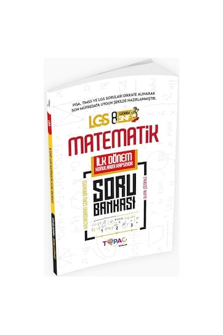2026 8.sınıf LGS Matematik 1.dönem Dijital Çözümlü Soru Bankası