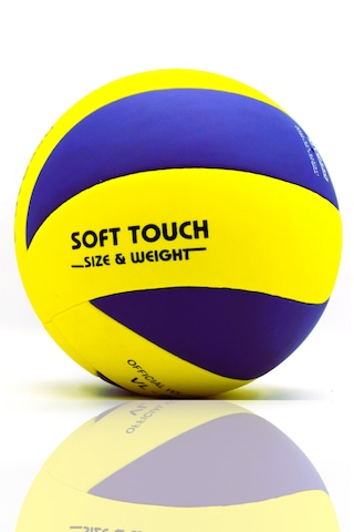 Voleybol Topu Yapıştırma Profesyonel Kalite Iç Ve Dış Mekan Sarı - Lacivert