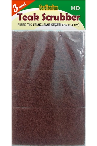 Gardinarium TEAK SCRUBBER / HD (Tik Temizleme Pedi) 3'lü paket