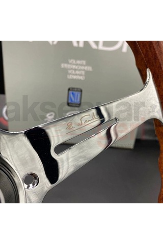 Nardi Ahşap Direksiyon 35cm-çelik Gövde-ojinal 1. Sınıf Premium Direksiyon Renkli