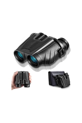 Wezone 12x Büyütme 25mm Lensli Bak4 Prisma Işık Geçirici Çift Gözlü Binokül, Outdoor, Kuş İzleme, Spor Etkinlikleri İçin Hafif Ve Dayanıklı