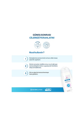 Güneş Sonrası Nemlendirici Losyon Besleyici Krem 200 Ml