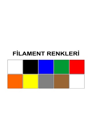 Mor 3D Kalem Yazıcı+10 Renk 100 Metre (10X10Metre) Pla Filament