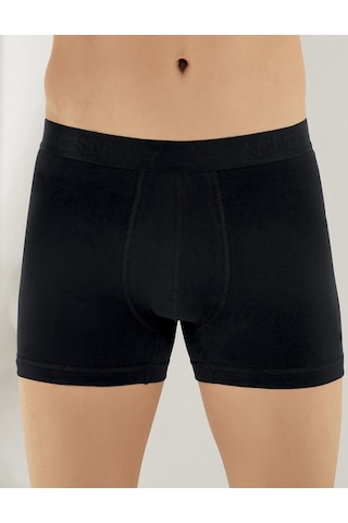 Şahinler Likralı Şahinler Yazılı Torbalı Boxer Siyah Me031 Siyah