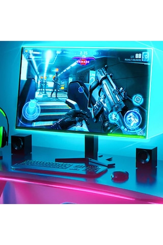 Game Light Rgb 5050 Esnek Oyuncu Pc Led Şerit Işık 5W1 5 M Siyah