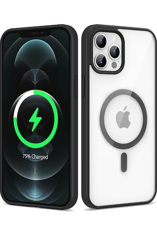 Apple Uyumlu iPhone 12 Pro Kılıf Magsafe Wireless Şarj Özellikli Silikon Zore Ege Kılıf