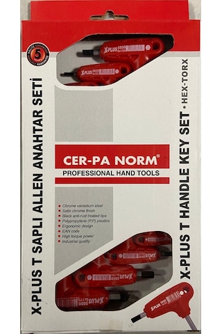 Cer-pa 7 Pcs.t Saplı Allen Anahtari Takımı 6207