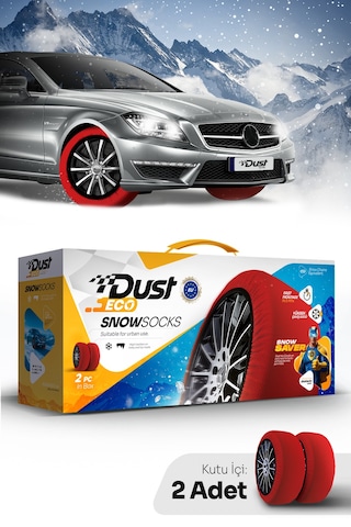 Dust Eco Kar Çorabı Oto Lastik Kar Zinciri Çorabı XL