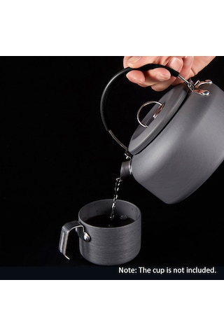 Konesam Mavi 1.4l Aluminyum Çelik Kamp Çay/kahve Çaydanlığı - Hafif Dış Mekan Su Kaynatma Aleti Mavi