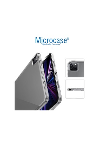 Microcase Apple Uyumlu iPad Pro 12.9 2022 M2 Tablet TPU Silikon Kılıf - AL8103