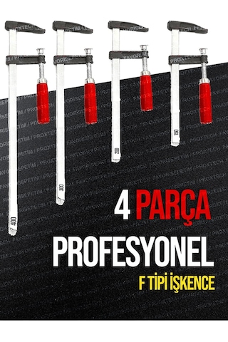 PROXTECH 5 Parça Portek Masa Tezgah Mengenesi 80mm