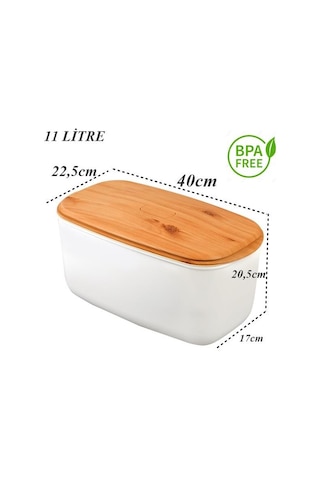 Geseus Moonstar Trent Ekmeklik Bambu Desenli-11 Litre-tbr-747b