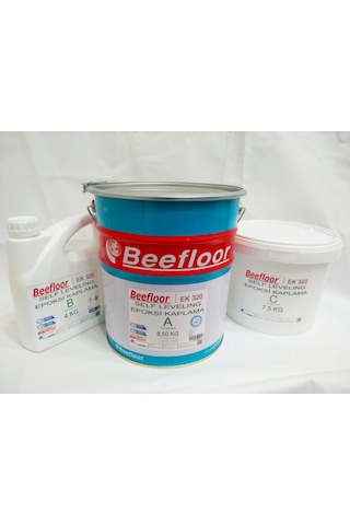 Epoksi Zemin Kaplama Self Leveling 3 Komponentli Düz Yüzey