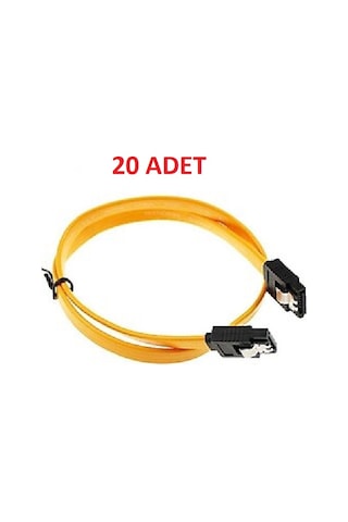 Navidata 50cm Kilitli Serial Ata Sata Data Kablo Klipsli 20 Adet