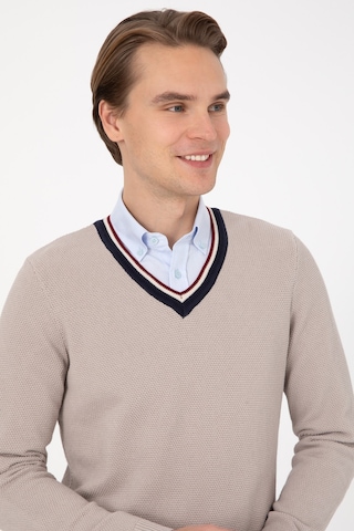 U.S. Polo Assn. U.s. Polo Assn. Erkek Taş Kazak /triko 50308336-vr049 Taş Rengi
