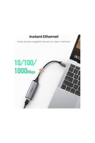 Ebitda Ugreen Usb-c Gigabit Ethernet Adaptörü - Hızlı Kablolu Bağlantı