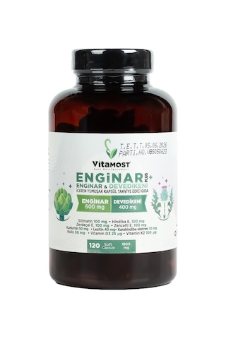 Vitamost Enginar Plus 120 Softjel Kapsül