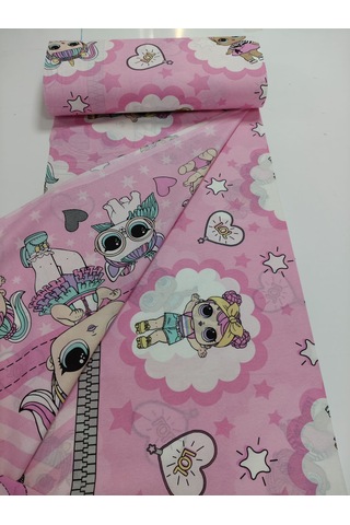 Ranforce Metrelik, Nevresimlik Kumaş - 100x240 Lol Bebek