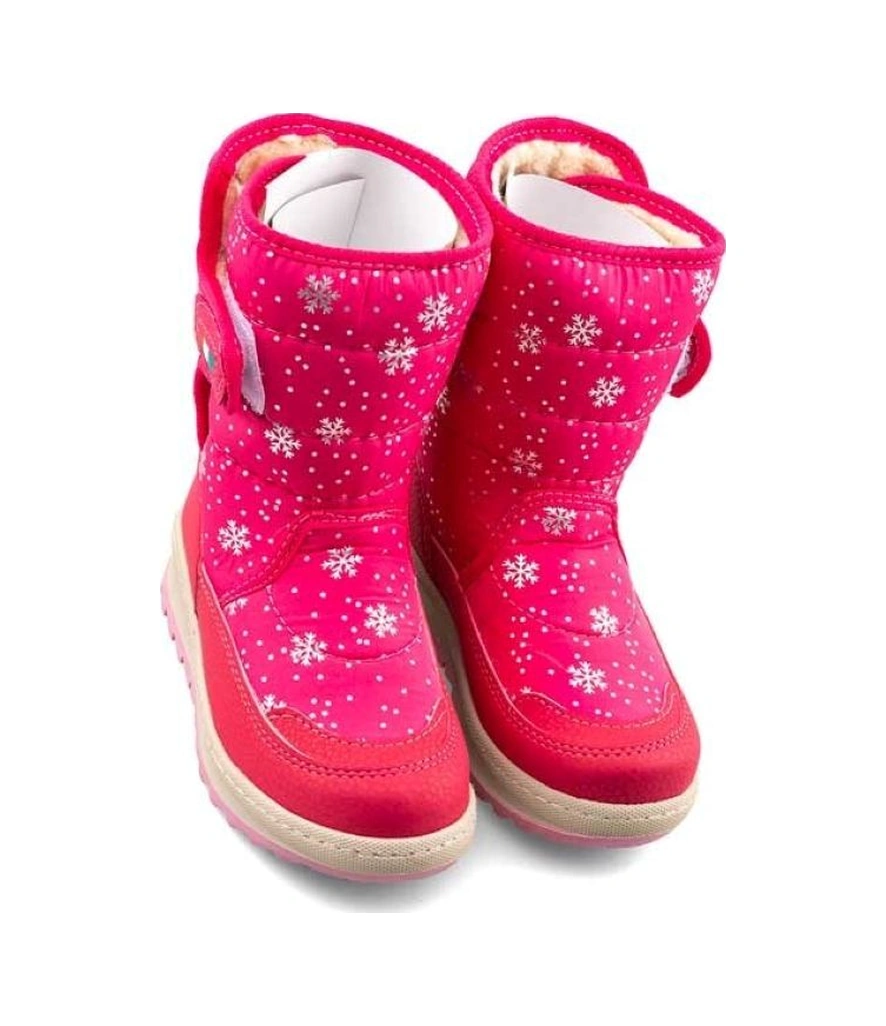 80 Çocuk Okul Öncesi İçi Tüylü Kar Botu Fuşya