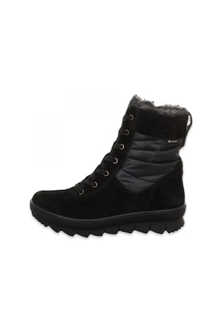 Legero 000421 Z Novara Gore-tex Deri Siyah Kadın Bot Siyah