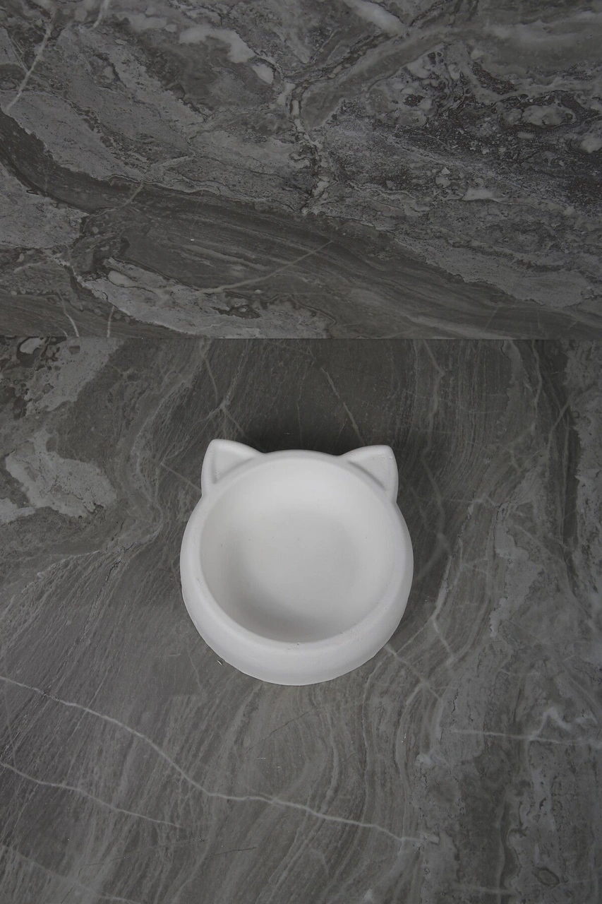 Beton Mama Kabı Kedi Köpek Mama Kabı