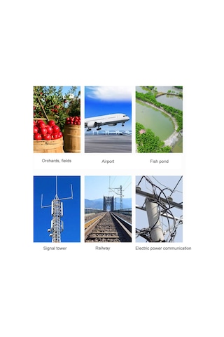 Teltree Rüzgarla Çalışan 360 Döner Yansıtıcı Kuş Kovucu - Bahçe, Havaalanı, Tarla Kuş Engelleme Aleti